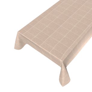 Dylan Wasbaar gecoat tafeltextiel beige 140cmx20mtr 