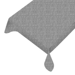 Jessica tablecloth coated linen grey 140cmx20mtr