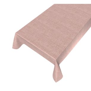 Victoria Tafelkleed Gecoat Linnen Oudroze 140cmx20mtr