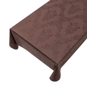 Bruna Malluma Wasbaar gecoat tafeltextiel bruin 140cmx20mtr 