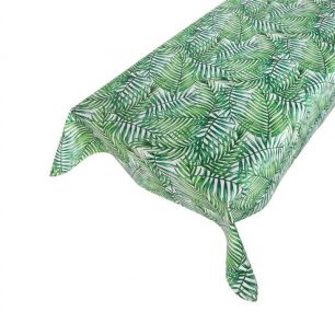 Dp Bali Wasbaar gecoat tafeltextiel groen 140cmx20mtr 