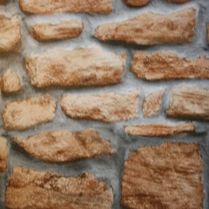 Stone Wall Flameretardant Self Adhesive Foil Big Roll red 130cmx15mtr