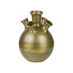 tulip vase gold 22cm*