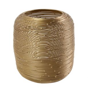 Lantern Iron ayla gold h16 d16cm