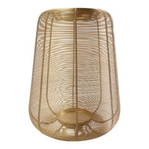 Lantern Iron dara gold h40 d34cm