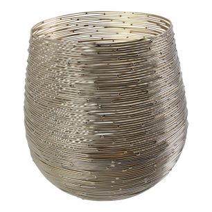 Lantern Iron elara gold h20 d20cm