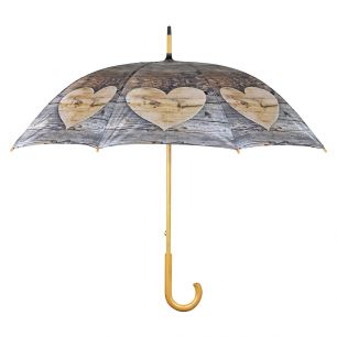 parapluie bois coeur 105cm