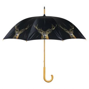 parapluie cerf rouge noir 105cm