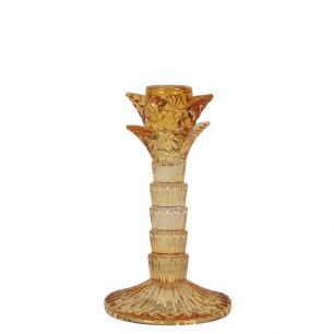candlestick palm tree light beige 16cm*
