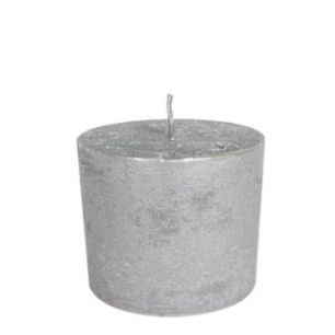 candle silver 10x10cm*