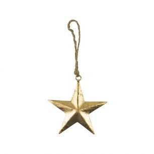 star hanger gold rope 12cm*