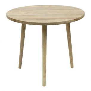 table en bois de manguier dia 60cm