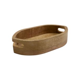Serveerschaal oval mango hout 20x10x5cm