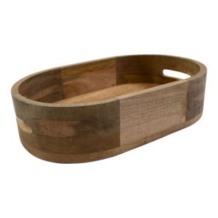 Serving Tray oval mango wood 30x15x6cm