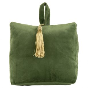türstopper samt apfelgrün 18cm