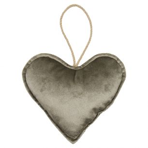 hanging decoration heart gold 16cm