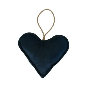 Hanging decoration heart navy