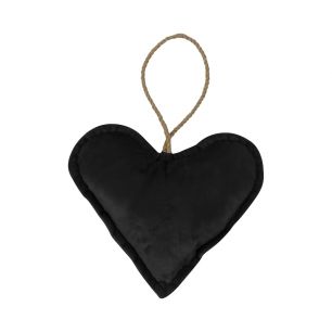 hanging decoration heart black