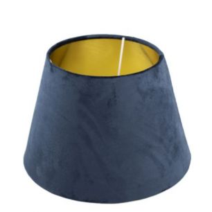 lampshade velvet navy dia 30cm