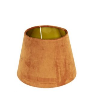 lampenschirm samt orange dia 25cm