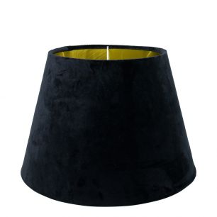 lampshade velvet black dia 30cm