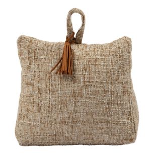 Doorstopper Bouclé beige 18x10x17cm
