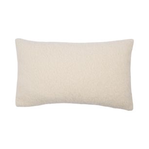 Cushion Wool touch off white 30x50cm