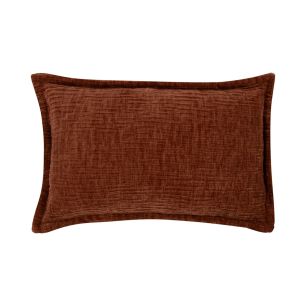 Cushion Crinkled velvet orange 30x50cm