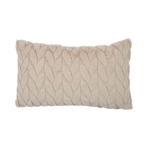 Cushion Knit pattern beige 30x50cm