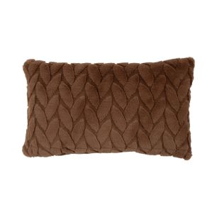 Cushion Knit pattern brown 30x50cm