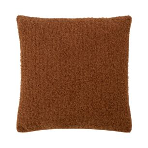 Cushion Furry ochre orange 45x45cm