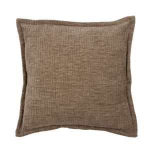 Cushion Crinkled velvet taupe 45x45cm