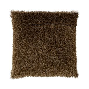 Cushion Allover fringe gold 45x45cm