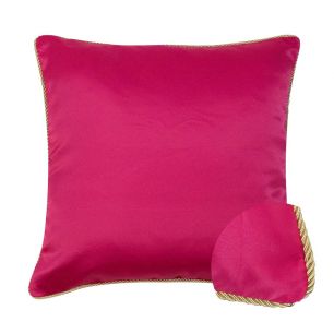 cushion satin fushia 45x45cm