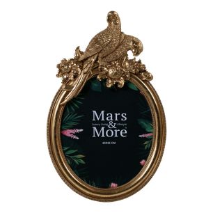 Picture Frame oval gold big 14x2,6x24,5cm