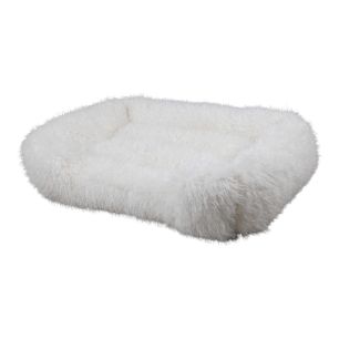 Dierenmand XL tibetan lamb off white 100x70x22cm