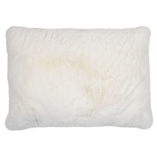 big cushion teddy soft off-white 40x60cm
