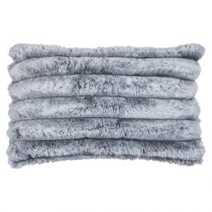 half cushion rabbit rib grey 30x50cm*