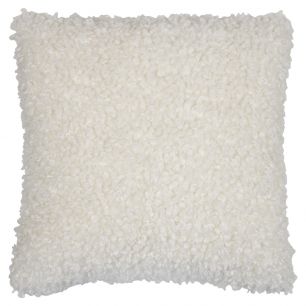 cushion curly teddy off-white 45x45cm
