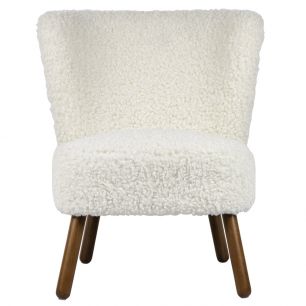 chair curly teddy off-white 60x72x74cm (pallet)
