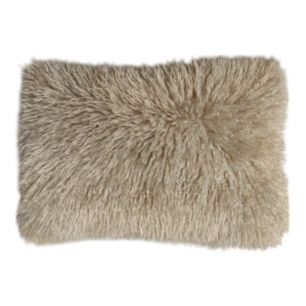 cushion tibetan lamb beige 40x60cm