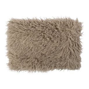 cushion tibetan lamb grey 40x60cm