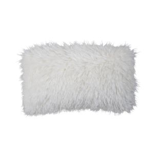 Cushion tibetan lamb off-white 30x50 cm