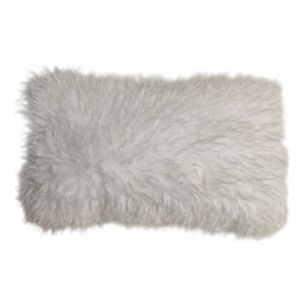Cushion tibetan lamb off-white 30x50 cm