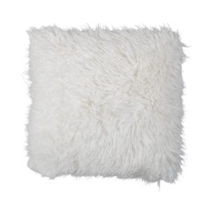 Cushion tibetan lamb off-white 45x45 cm