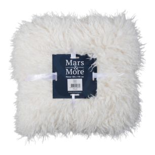 plaid agneau tibétain blanc cassé 130x170cm