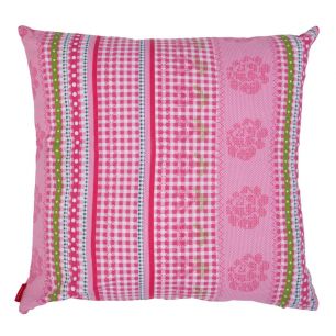 Coussin Lisa rose 50x50 cm
