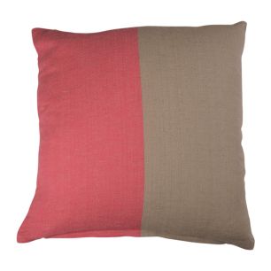 Cushion Shanti Half Half 45x45 pink