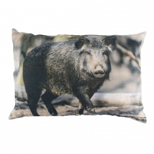 canvas cushion wild boar 35x50cm*