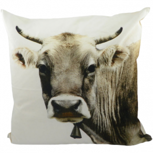 canvas cushion swiss cow 50x50cm